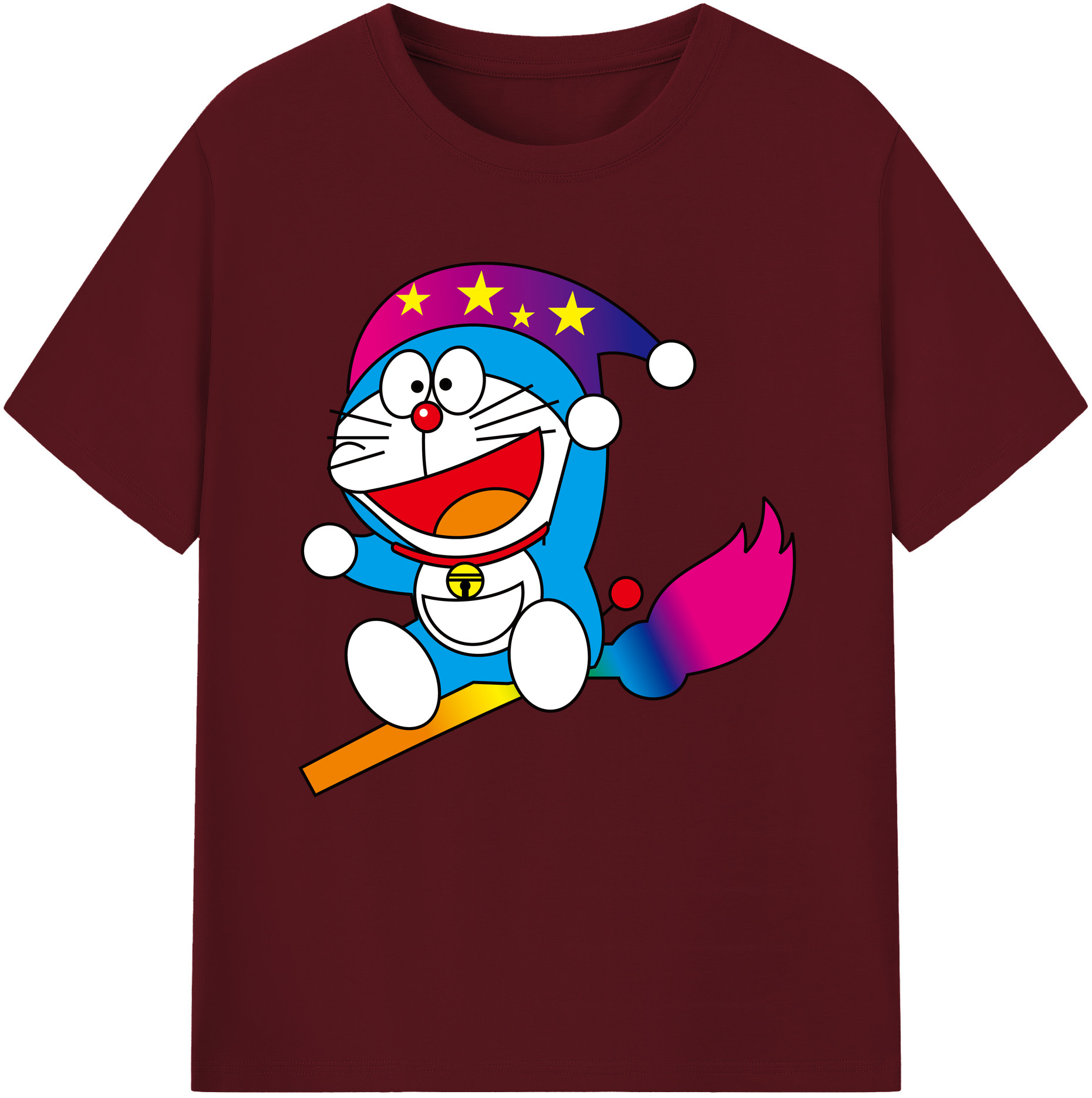 （画像用） ドラえもん Doraemon 綿100％半袖Tシャツ（フロントプリント）
